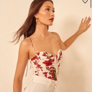 Reformation dupe liza top